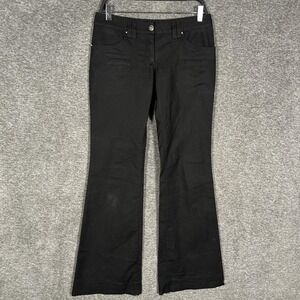 BUI De Barbara Bui Pants Womens 38 Black Stretch Twill Bootcut Dressy Work